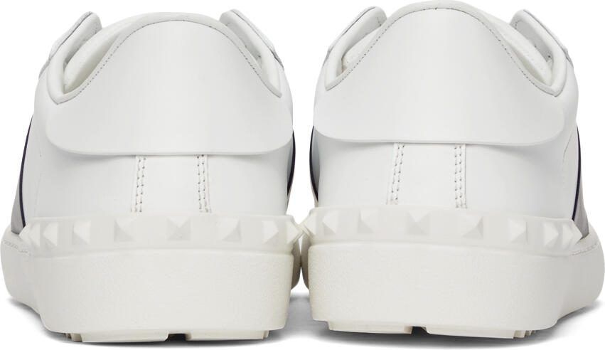 Valentino Garavani White  Black Open Sneakers - Picture 2