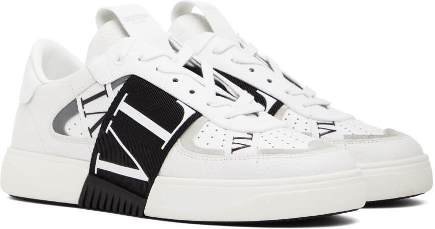Valentino Garavani White  Black VL7N Low-Top Sneakers - Picture 2