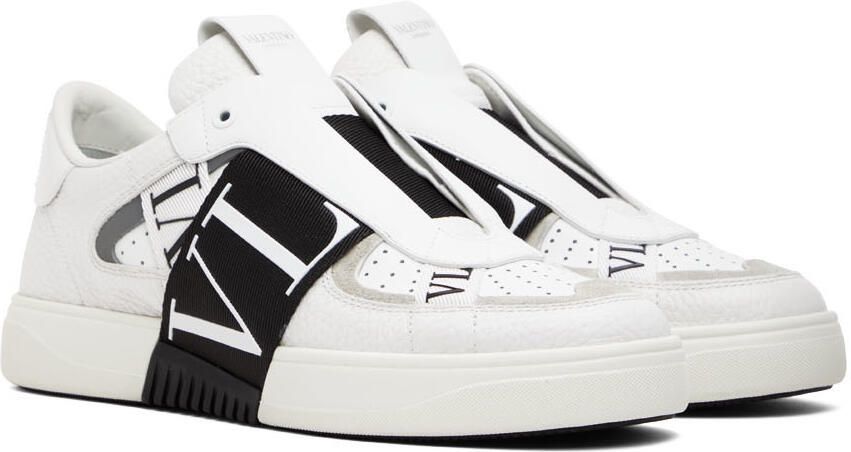 Valentino Garavani White  Black VL7N Low-Top Sneakers - Picture 2