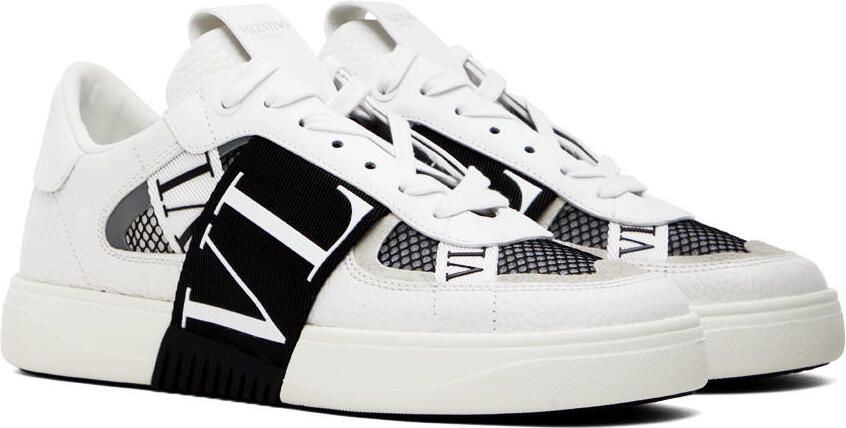 Valentino Garavani White  Black VL7N Low-Top Sneakers - Picture 2