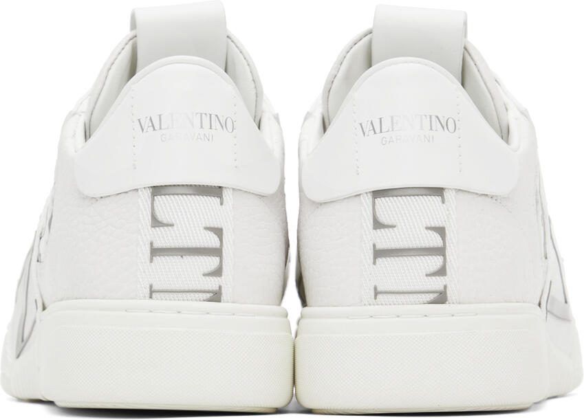 Valentino Garavani White  Gray VL7N Low-Top Sneakers