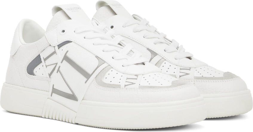 Valentino Garavani White  Gray VL7N Low-Top Sneakers - Picture 2