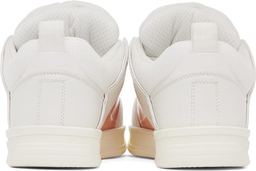 Valentino Garavani White  Pink Open Skate Sneakers