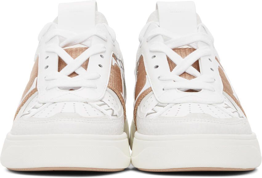 Valentino Garavani White  Pink 'VL7N' Sneakers - Picture 3