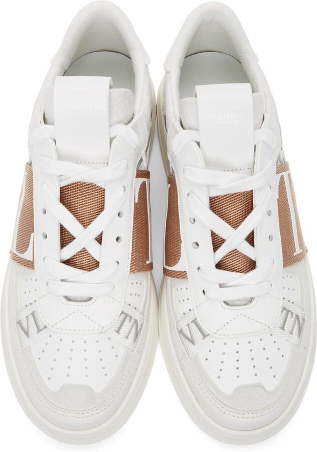Valentino Garavani White  Pink 'VL7N' Sneakers
