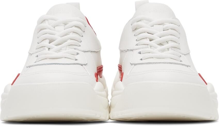 Valentino Garavani White  Red Gumboy Sneakers - Picture 3