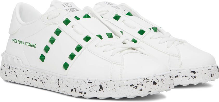 Valentino Garavani White 'Open For A Change' Sneakers - Picture 2
