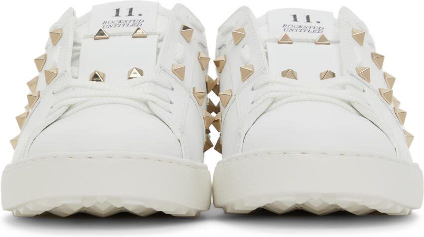 Valentino Garavani White Rockstud Untitled Sneakers - Picture 3