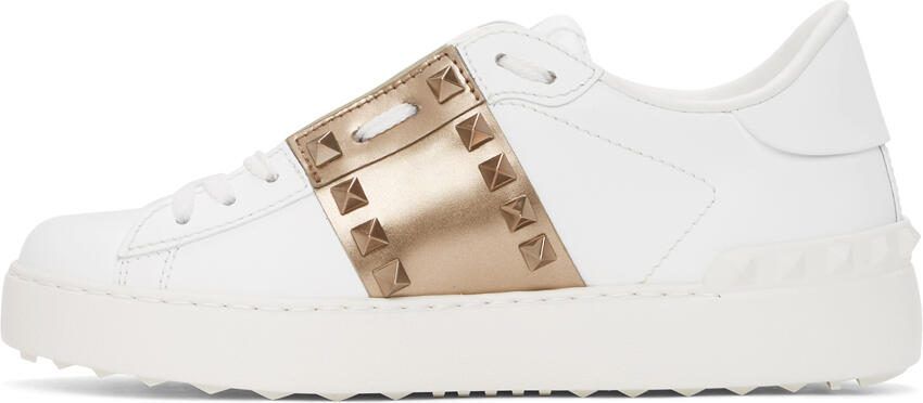 Valentino Garavani White Rockstud Untitled Sneakers - Picture 4