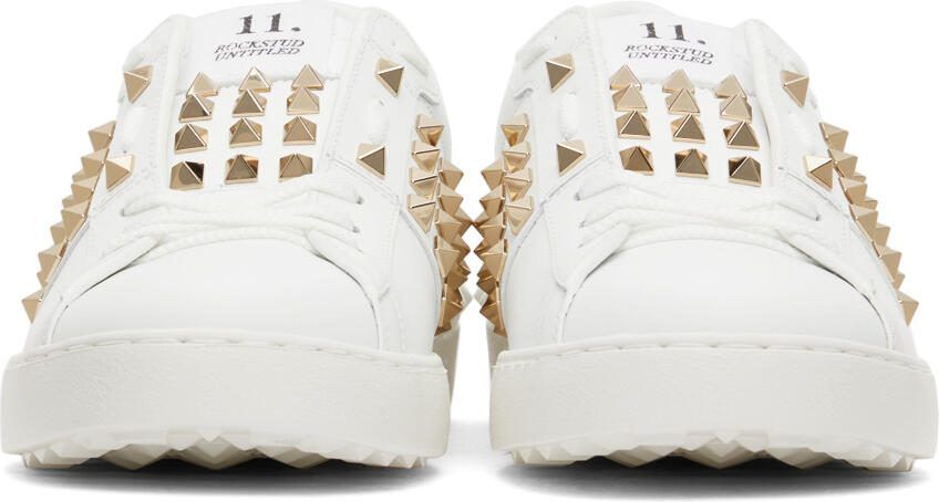 Valentino Garavani White Untitled Open Sneakers - Picture 3