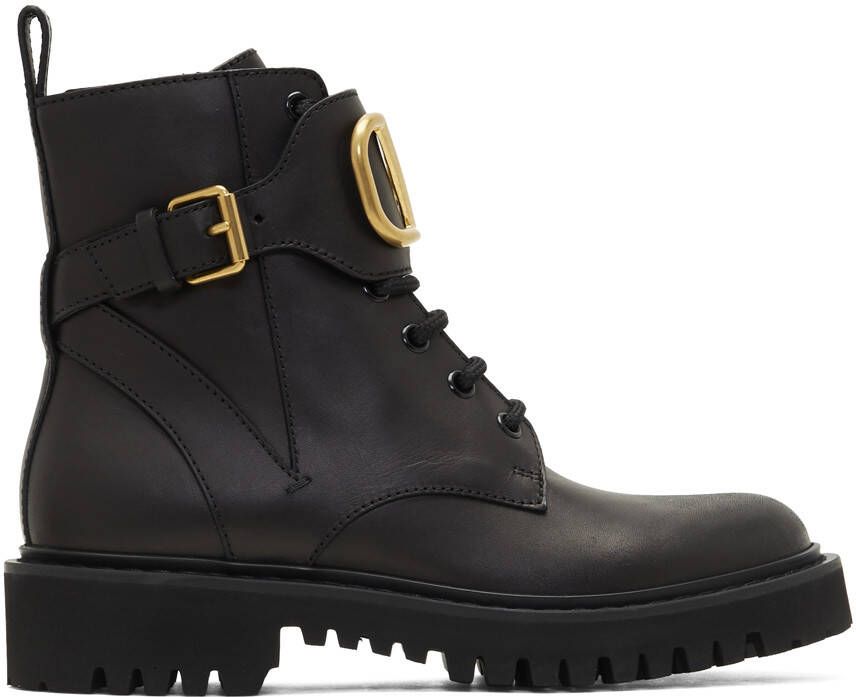 Valentino Garavani VLogo Combat Boots - Picture 4