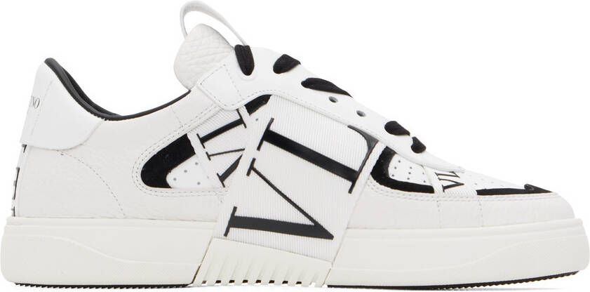 Valentino Garavani White  Black 'VL7N' Sneakers