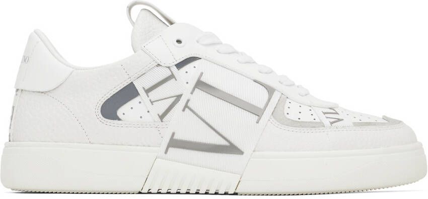 Valentino Garavani White  Gray VL7N Low-Top Sneakers - Picture 5