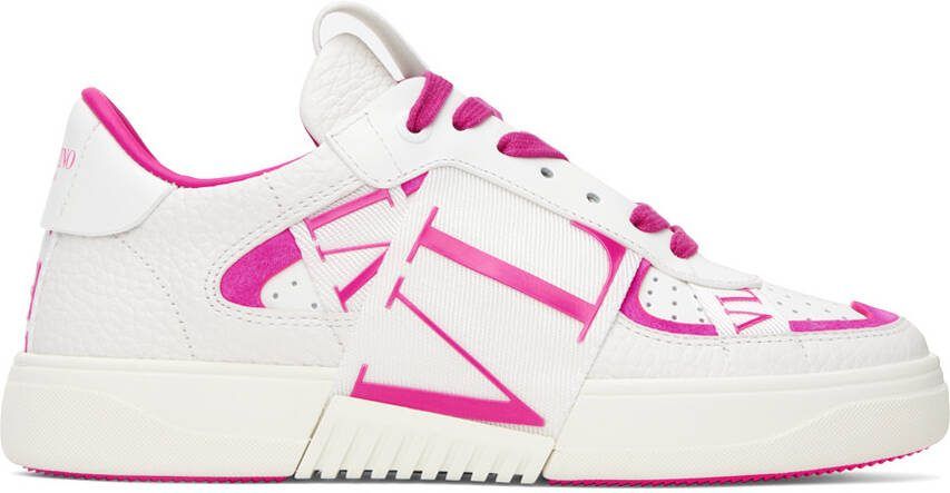 Valentino Garavani White  Pink VL7N Sneakers