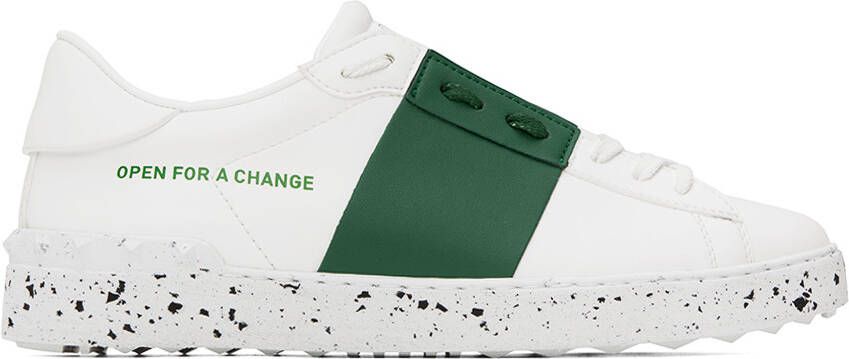Valentino Garavani White 'Open For A Change' Sneakers - Picture 5