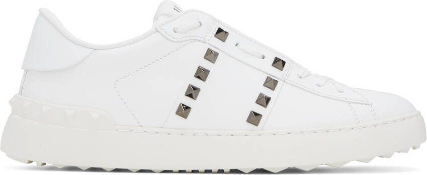 Valentino Garavani White Rockstud Untitled Sneakers