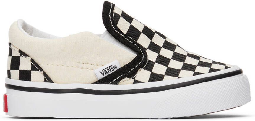 Vans Baby Black  Off-White Classic Slip-On Sneakers - Picture 4