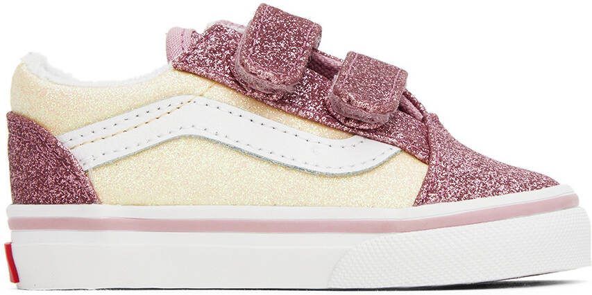 Vans Baby Pink  Off-White Old Skool V Sneakers - Picture 4