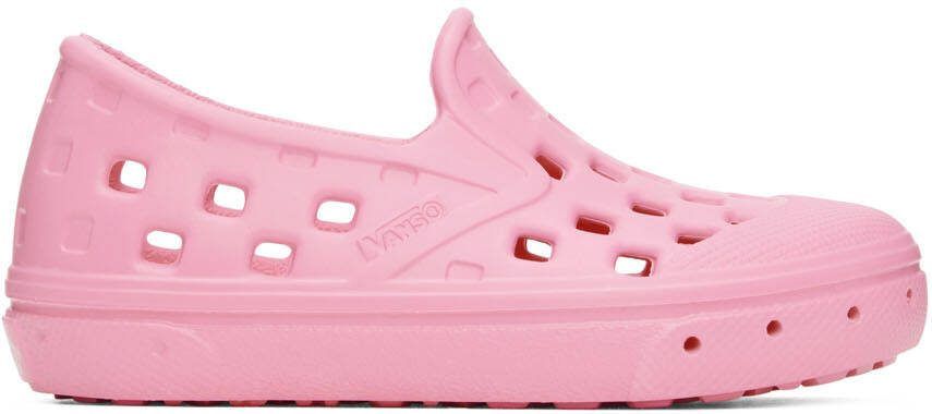 Vans Baby Pink Slip-On TRK Sneakers - Picture 4