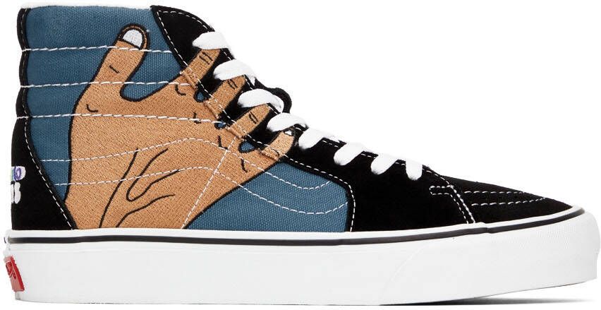Vans Black  Blue Imran Potato Edition SK8-Hi VR3 LX Sneakers - Picture 4