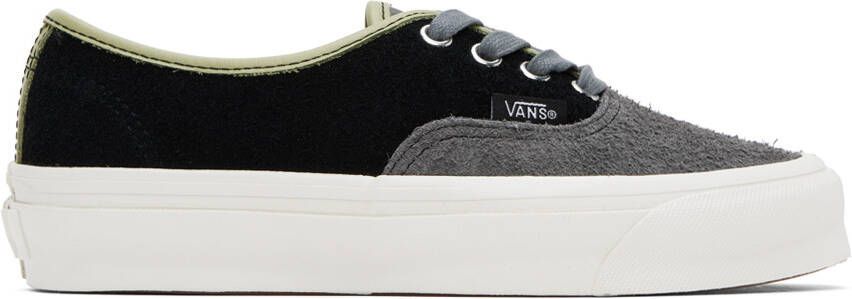 Vans Black  Gray OG Authentic LX Sneakers - Picture 4