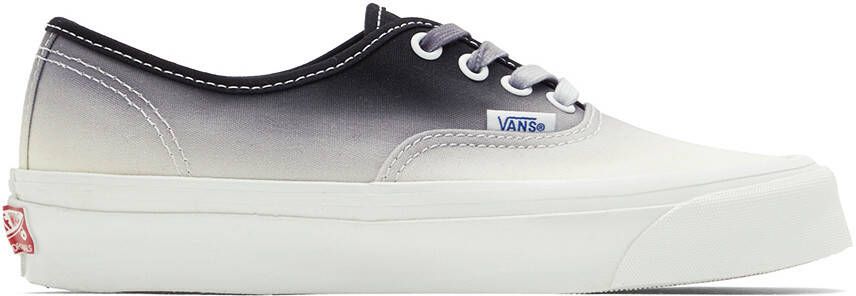Vans Black  White OG Authentic L Sneakers - Picture 5