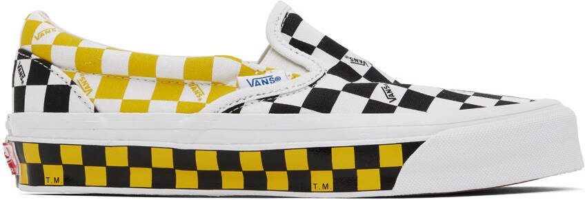 Vans Black  White OG Classic Slip-On LX Sneakers - Picture 5