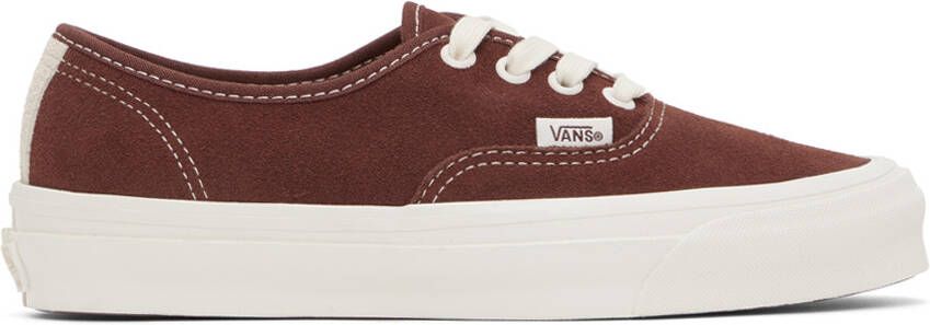 Vans Brown OG Authentic LX Sneakers - Picture 5