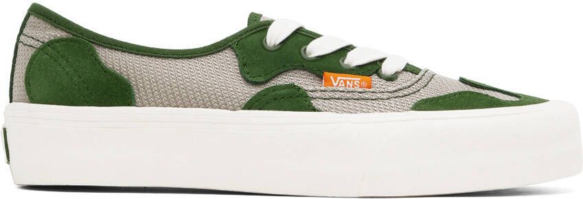 Vans Green  Beige Authentic VR3 Sneakers - Picture 5