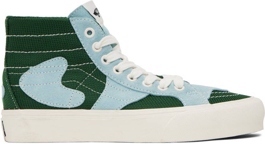 Vans Green  Blue Sk8-Hi WP VR3 LX Sneakers - Picture 5