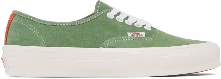 Vans Green OG Authentic LX Sneakers - Picture 5