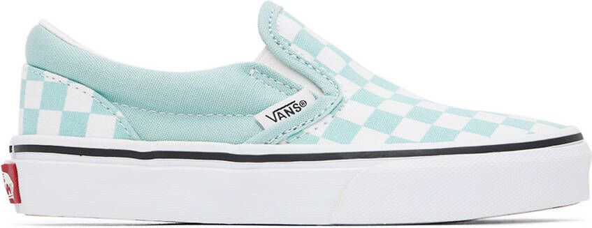 Vans Kids Blue  White Classic Little Kids Sneakers