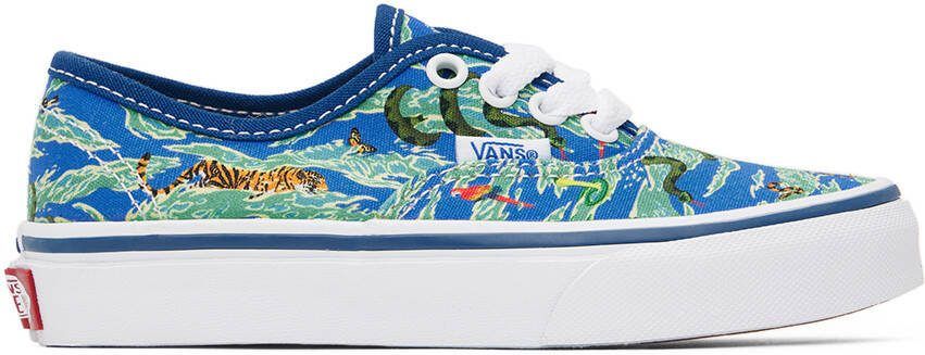 Vans Kids Blue Authentic Little Kids Sneakers - Picture 5