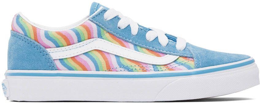 Vans Kids Blue Old Skool Sneakers - Picture 5