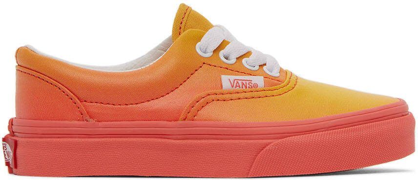 Vans Kids Orange  Pink Era Little Kids Sneakers - Picture 4