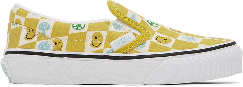 Vans Kids Yellow Classic Little Kids Sneakers - Picture 5