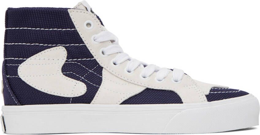 Vans Navy  Off-White Sk8-Hi WP VR3 LX Sneakers - Picture 5