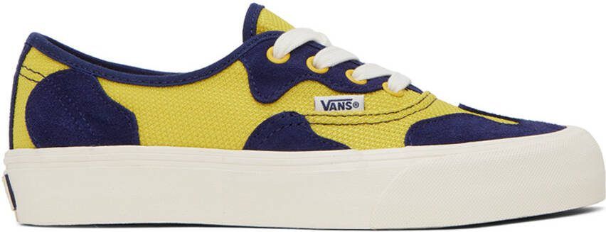 Vans Navy  Yellow Authentic VR3 Sneakers - Picture 5