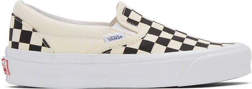 Vans Off-White  Black OG Classic Slip-On LX Sneakers - Picture 10