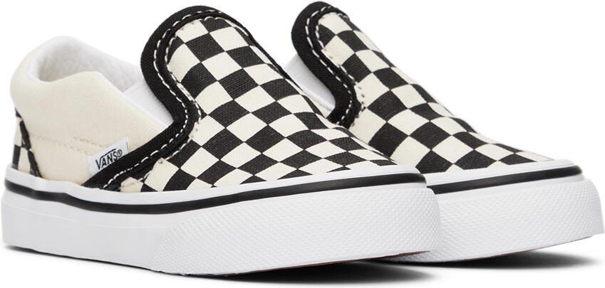 Vans Baby Black  Off-White Classic Slip-On Sneakers - Picture 3