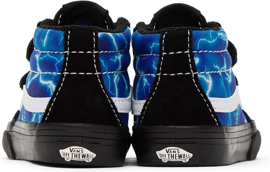 Vans Baby Blue  Black Sk8-Mid Reissu Sneakers