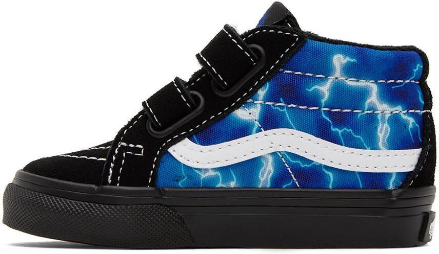 Vans Baby Blue  Black Sk8-Mid Reissu Sneakers - Picture 2