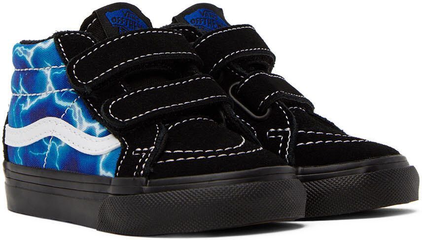 Vans Baby Blue  Black Sk8-Mid Reissu Sneakers - Picture 3