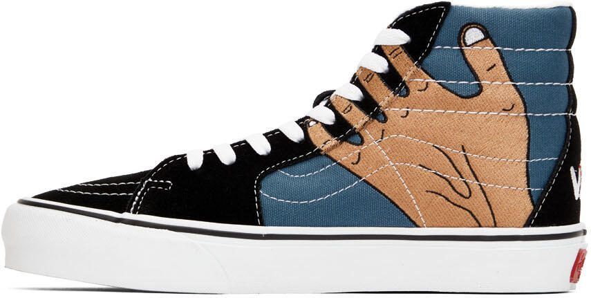 Vans Black  Blue Imran Potato Edition SK8-Hi VR3 LX Sneakers - Picture 3