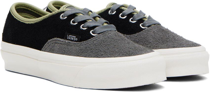 Vans Black  Gray OG Authentic LX Sneakers - Picture 2