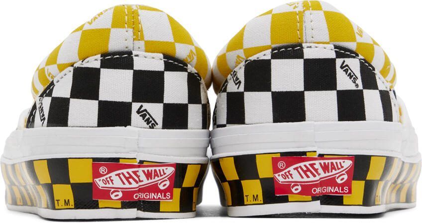 Vans Black  White OG Classic Slip-On LX Sneakers