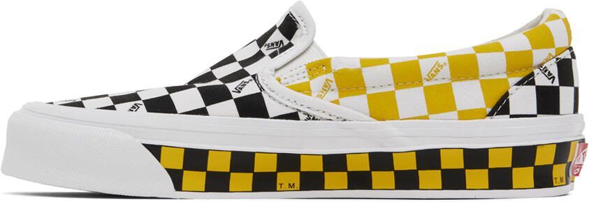 Vans Black  White OG Classic Slip-On LX Sneakers - Picture 3
