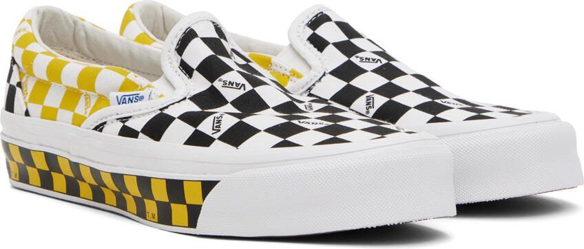 Vans Black  White OG Classic Slip-On LX Sneakers - Picture 2