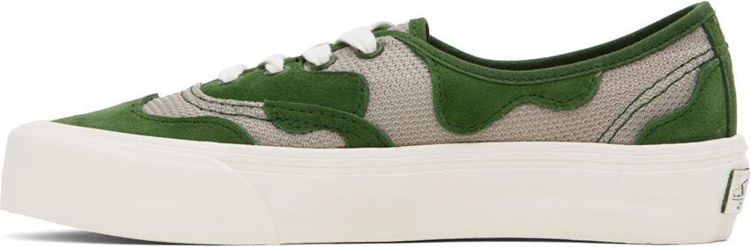 Vans Green  Beige Authentic VR3 Sneakers - Picture 6