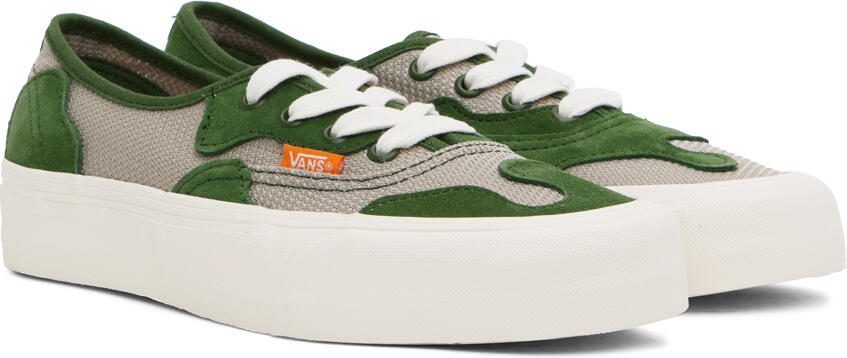 Vans Green  Beige Authentic VR3 Sneakers - Picture 2
